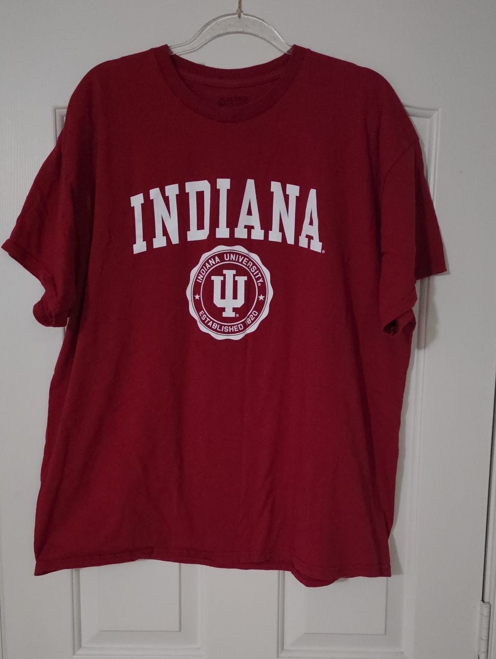 Indiana University Men's Red Logo T-Shirt
